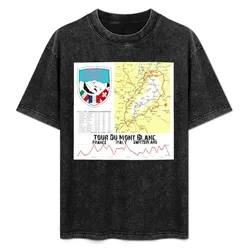 Tour Du Mont-Blanc T-Shirt Comfortable Basic Crew Neck Tee