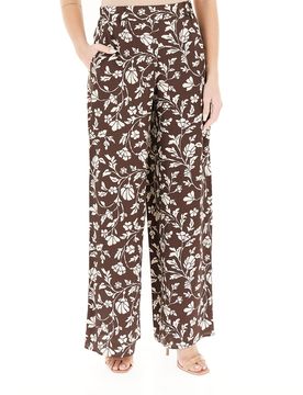 Pantalone in viscosa MARRONE 42