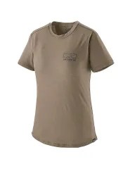 Camiseta funcional de mujer Capilene® Cool Merino Graphic gris M