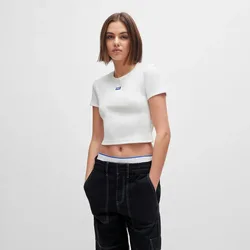 Hugo T-shirt à Manches Courtes Baby Blue White XL