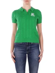 Donna maglia 200932224 015 natrissa short sleeve pullover verde