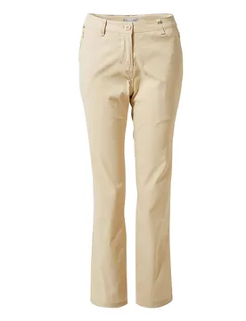 Womens/ladies Kiwi Pro Trousers (Desert Sand) - Size 18 Long - Craghoppers - FashionsVida