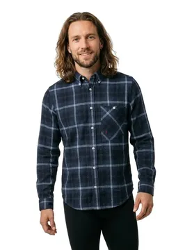 Chemise à Manches Longues Button Down Flannel Check Sky Captain M