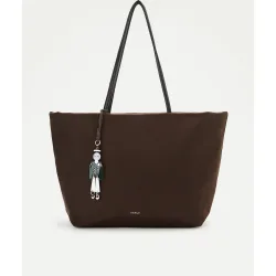 Jo & Mr. Joe - Bolso shopping de nylon con charm
