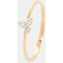 Anillo de oro y diamantes