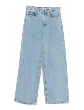 Jeans larghi a pattinatore con tasche