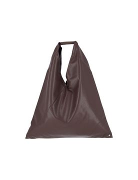 Contrast Leather Mini Bag with Copper Hardware