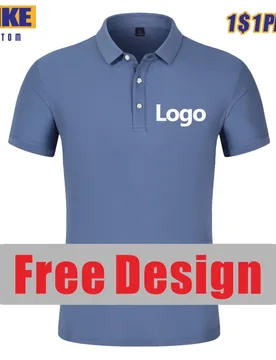 Elike Polyester Polo Shirt Custom Logo Print Group Company Design 9Color Top Embroidery Brand Text Men Women Breathable Clothing - Aliexpress - FashionsVida
