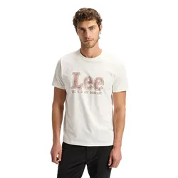 T-shirt à Manches Courtes Americana Regular Fit Ecru XL