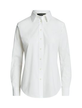 Women's Slim Cut Embroidered Logo Shirt