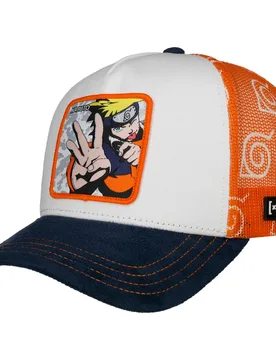 Naruto Trucker Cap by - orange - Female - Size: One Size - Capslab - FashionsVida