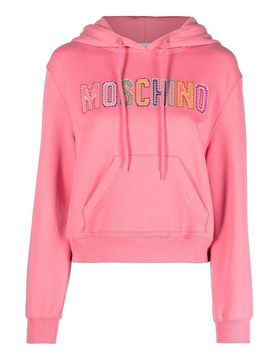 Moschino Felpa con cappuccio e logo