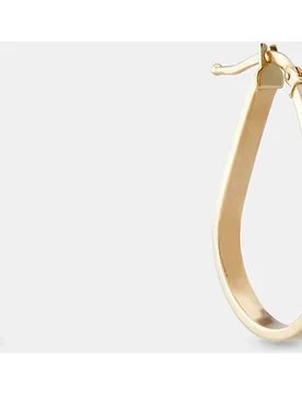 Pendientes de aro de amarillo - El Corte Inglés - FashionsVida