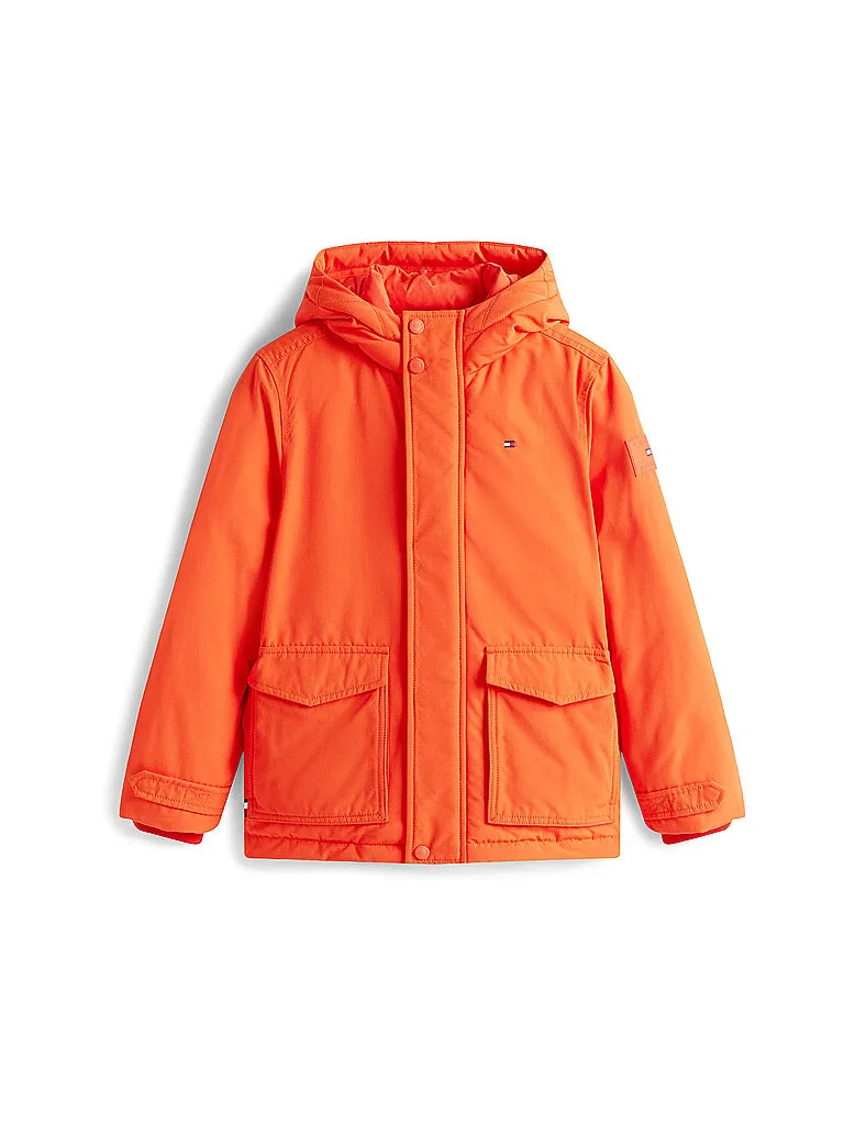 Parka da ragazzo arancione 176 - Tommy hilfiger - FashionsVida