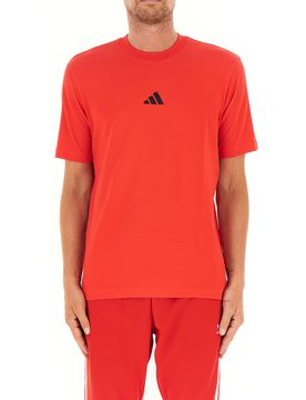 Adidas T-shirt girocollo ROSSO M