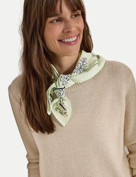 Bandana mit Paisley Print Beige