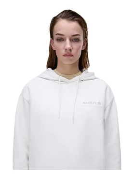 Sweat à Capuche Clarao Fleece White Whisper S - Napapijri - FashionsVida