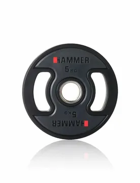 Muskelaufbau-Scheibe PU 5 kg - Noir - unisex - Size: 5 kg