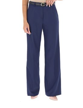 Pantalone wide leg BLU NAVY 42