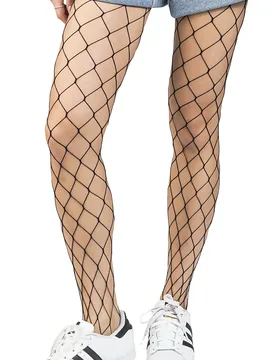 Rockabilly Strumpfhose - Extra Large Net Tigths with waistband - S-XL - für Damen - Größe S-XL - schwarz - Frauen - female - Pamela Mann - FashionsVida