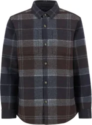 Sur-chemise à motif tartan - Chapter Tailored Check Overshirt Midnight Oak Tartan - Taille M - Navy