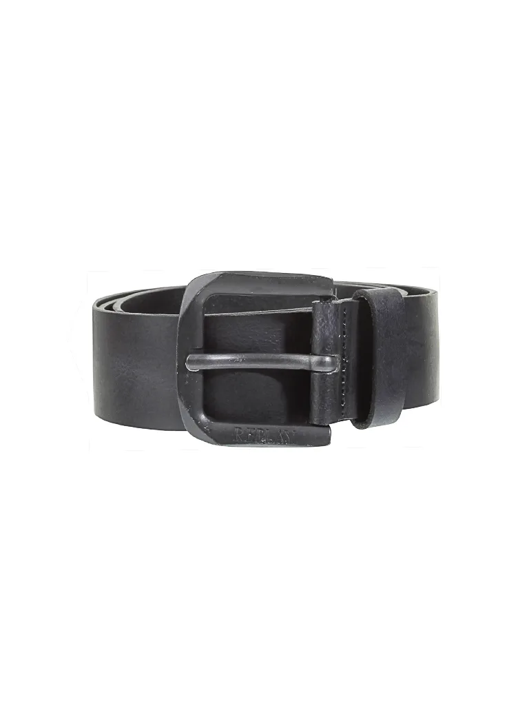 Ledergürtel schwarz 90 herren - Replay - FashionsVida
