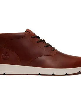 Baskets Parker Street Mid Lace Up Rust Full Grain EU 43 1/2 - Timberland - FashionsVida