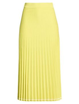 Midi-Rock Damen Gelb S,XS Damen