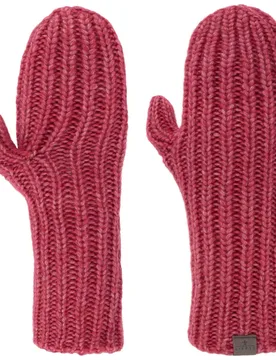 Valtuna Alpaca Mittens by - raspberry - Damen - Size: One Size - Lierys - FashionsVida