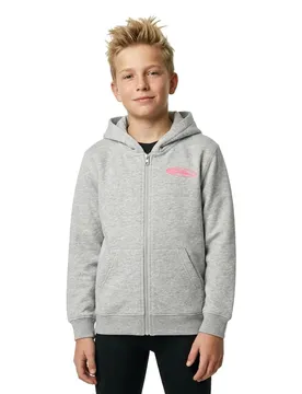 Felpa Con Zip Globe Light Grey Heather 24 Mesi