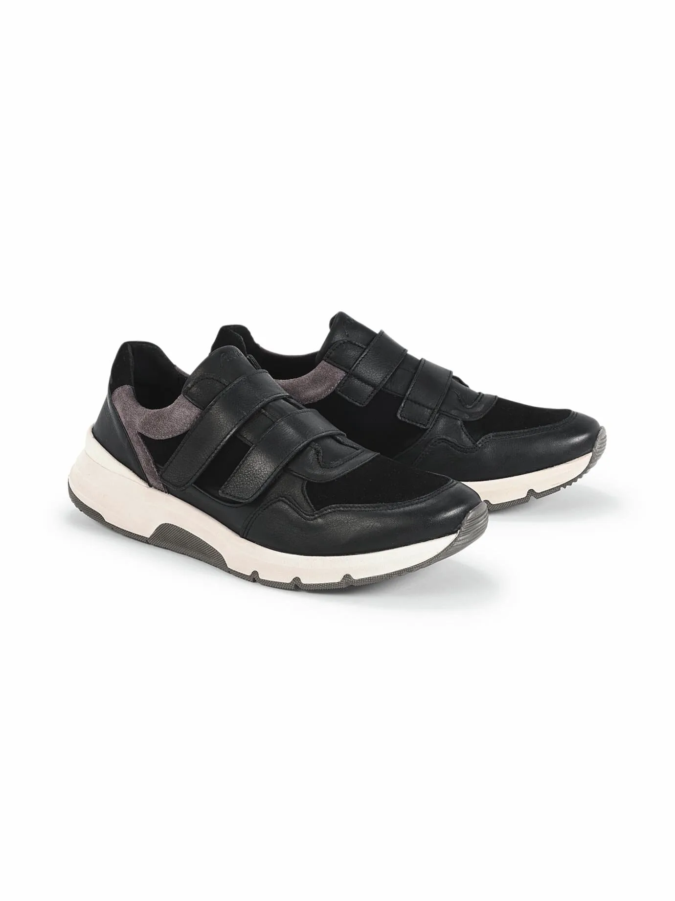Active-Klettsneaker Komfortsohle - Schwarz - male - Size: 45 - Avena - FashionsVida