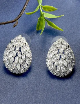 Hibride New Top Quality Cubic Zircon Stud Earrings Big Round Shape Earring for Women Wedding Jewelry Accessories E19 - Aliexpress - FashionsVida