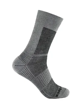 Merino Coolmesh II Crew Socke Grau 37,5-41 - Wrightsock - FashionsVida