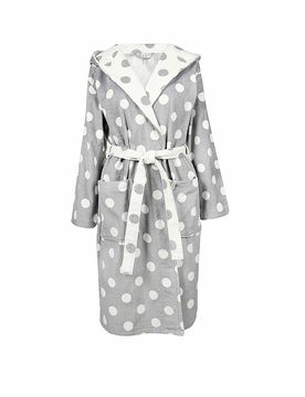 Bademantel grau XS damen