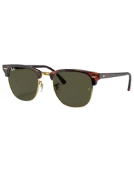 Lunettes de soleil lifestyle - Clubmaster Polished Tortoise On Gold G-15 Green - Marron
