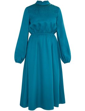 Usha Vestido petróleo
