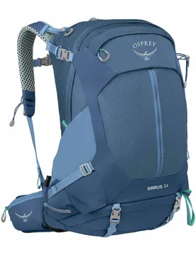 Sac de randonnée journée - Sirrus 34 Sevres Blue en Nylon - Bleu - Osprey - FashionsVida