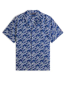 Camisa de lino azul L - Tommy hilfiger - FashionsVida