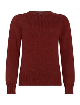 Pullover Damen Ziegelrot 32,34,36,38 Damen - ARAGONA - FashionsVida