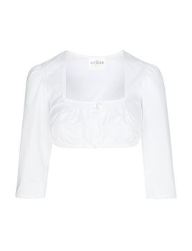 Dirndlbluse HENNI weiss 32 damen