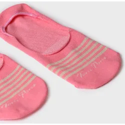 Pinkies de algodón de hombre de rayas