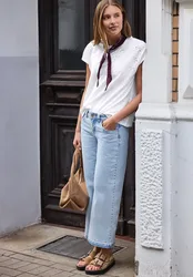 Street One Dropped Shoulder Shirt aus Spitze female Weiß