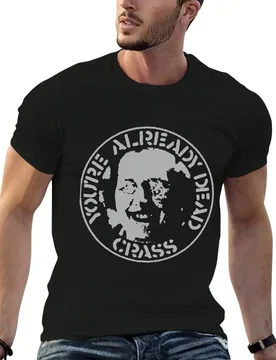 Crass - Youre Already Dead T-Shirt t shirt men 100% cotton luxury brand t shirts with prints man t shirt luxury T-shirt - Aliexpress - FashionsVida