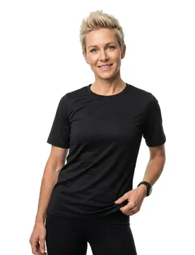 T-shirt à Manches Courtes Elli Black XL