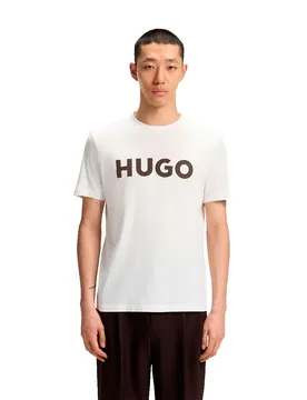 Hugo T-shirt à Manches Courtes Dulivio U253 10266462 01 Natural L