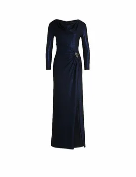 Abendkleid dunkelblau 38 damen - Vera Mont - FashionsVida