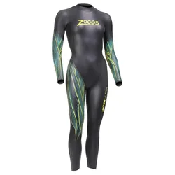 Hypex Ultra Rz Woman Long Sleeve Neoprene Wetsuit Black / Yellow XS Women