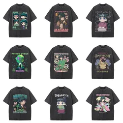 Washed Vintage Anime The Apothecary Diaries Maomao T Shirt Men Women Casual Oversized T Shirts Unisex Kawaii Cute Funny T-shirts