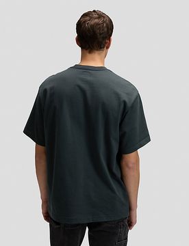 Workwear Relaxed Boxy Tee Washed Black Größe S male