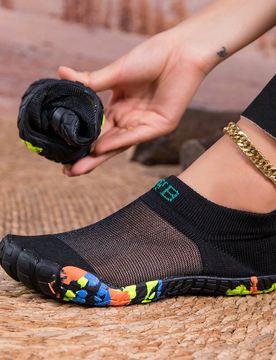 Zapatos de agua cómodos para mujer, suela blanda para playa/natación/buceo/pesca, secado rápido, antideslizantes, transpirables, sandalias de veran